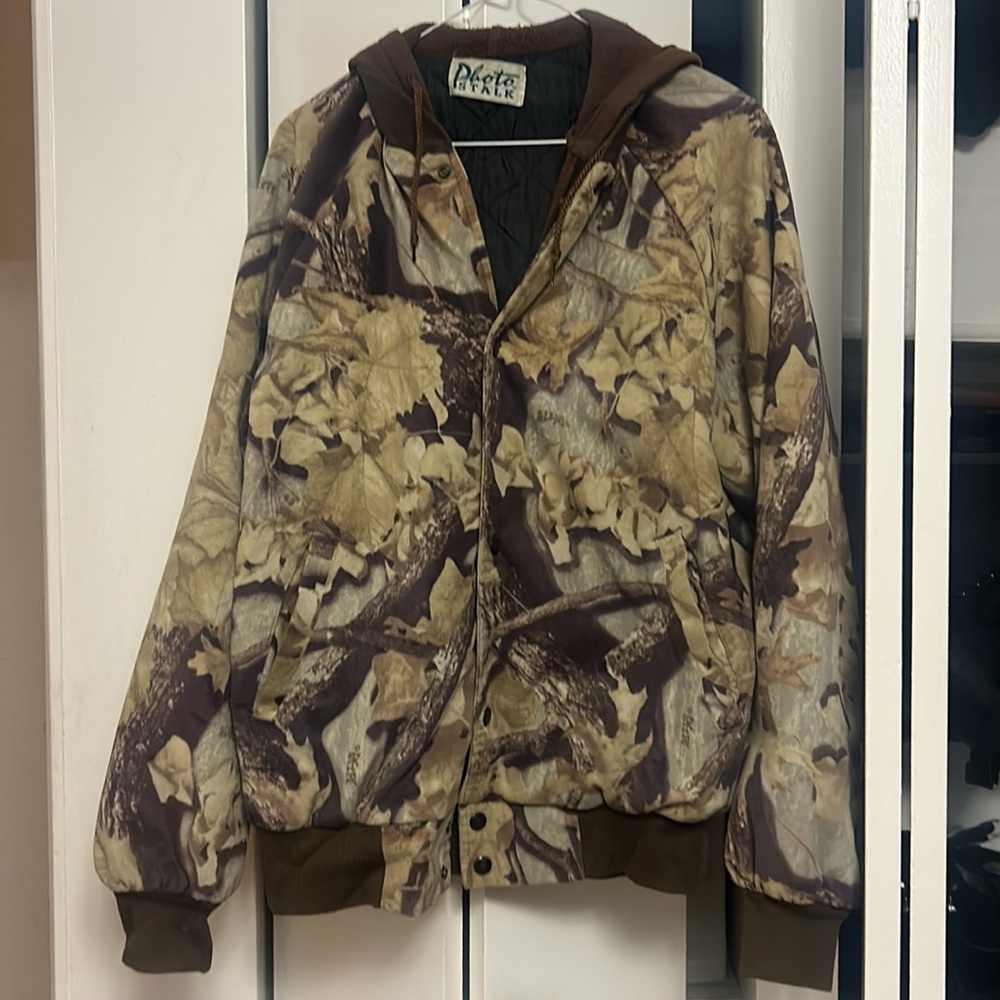 Vintage camo bomber